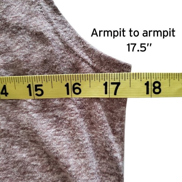 LOGO by Lori Goldstein Sleeveless Asymmetric Tunic Linen Blend Knit Size XS - Picture 10 of 15